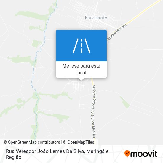 Rua Vereador João Lemes Da Silva mapa