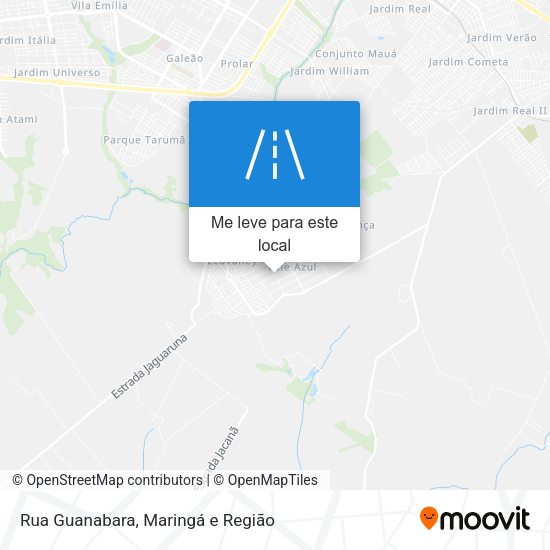 Rua Guanabara mapa