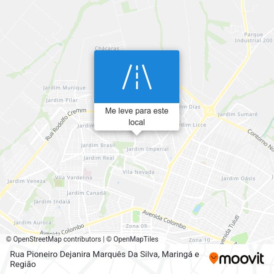 Rua Pioneiro Dejanira Marquês Da Silva mapa