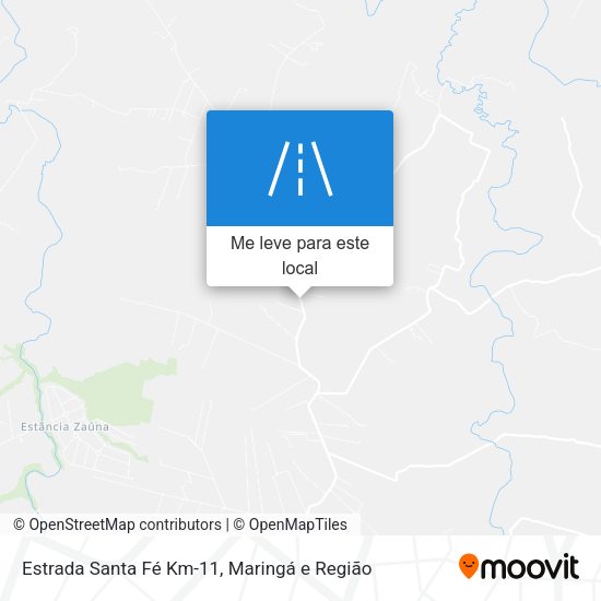 Estrada Santa Fé Km-11 mapa