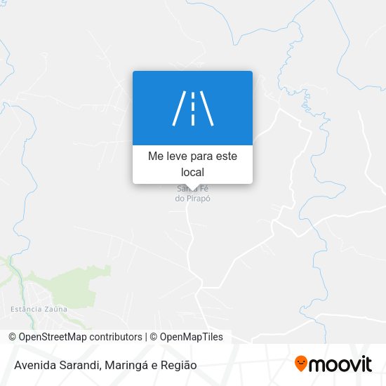 Avenida Sarandi mapa