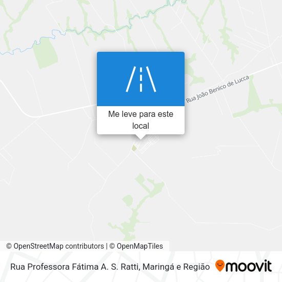Rua Professora Fátima A. S. Ratti mapa