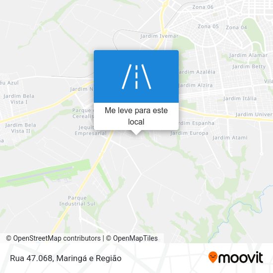 Rua 47.068 mapa