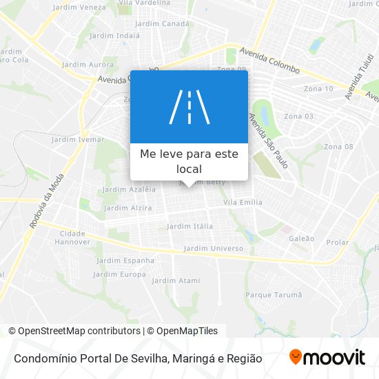 Condomínio Portal De Sevilha mapa