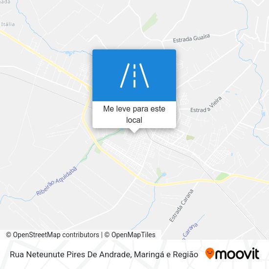 Rua Neteunute Pires De Andrade mapa