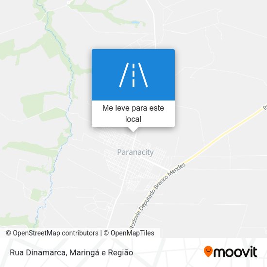 Rua Dinamarca mapa