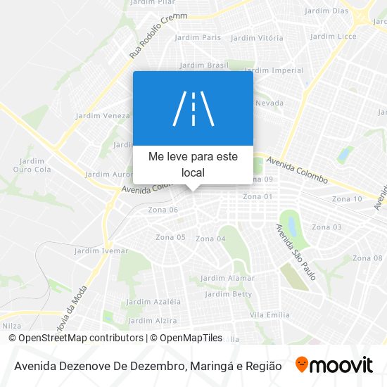 Avenida Dezenove De Dezembro mapa