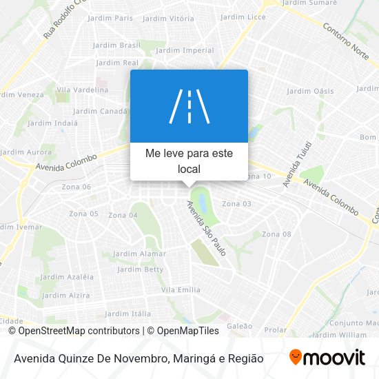 Avenida Quinze De Novembro mapa