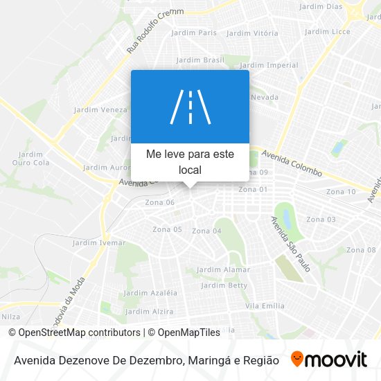 Avenida Dezenove De Dezembro mapa