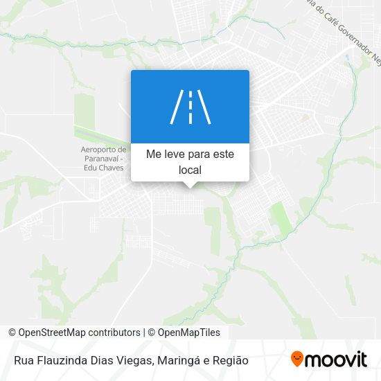 Rua Flauzinda Dias Viegas mapa