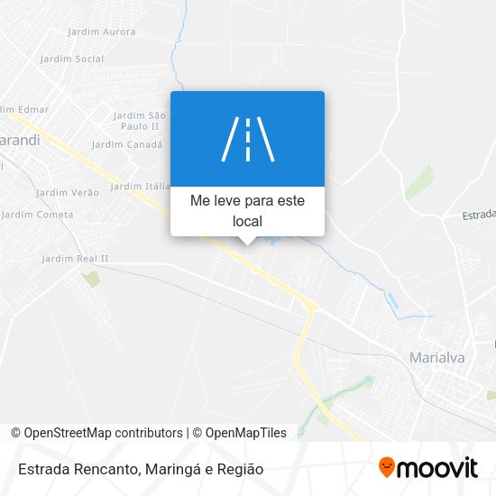 Estrada Rencanto mapa