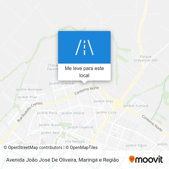 Avenida João José De Oliveira mapa