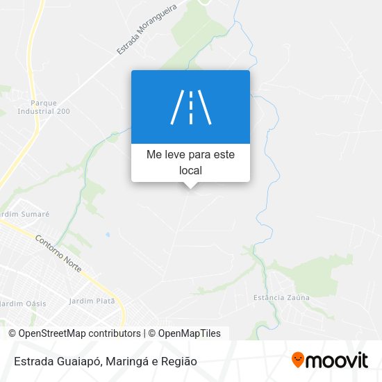 Estrada Guaiapó mapa
