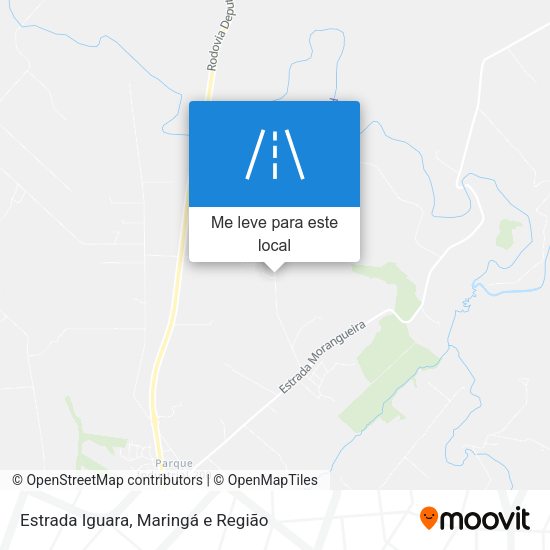 Estrada Iguara mapa