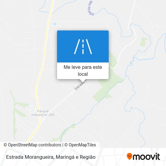 Estrada Morangueira mapa
