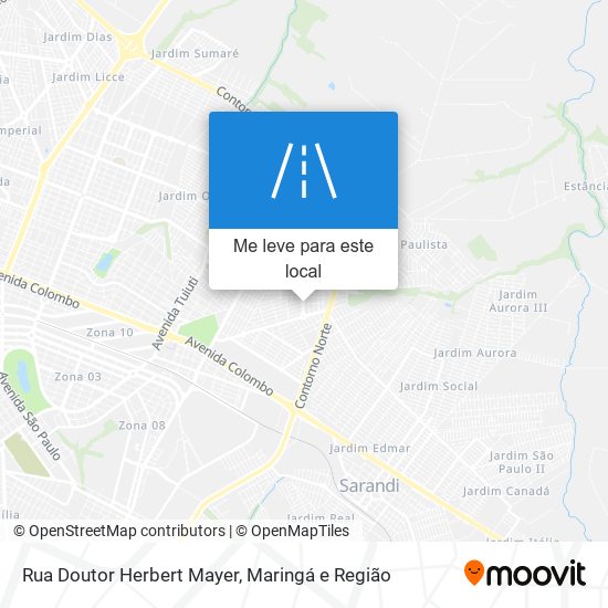 Rua Doutor Herbert Mayer mapa