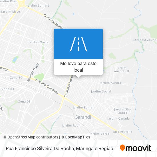 Rua Francisco Silveira Da Rocha mapa