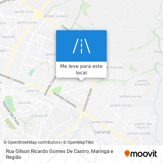 Rua Gilson Ricardo Gomes De Castro mapa