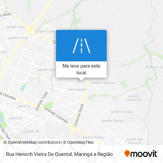 Rua Henoch Vieira De Quental mapa