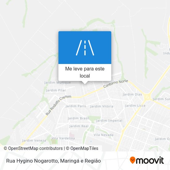 Rua Hygino Nogarotto mapa