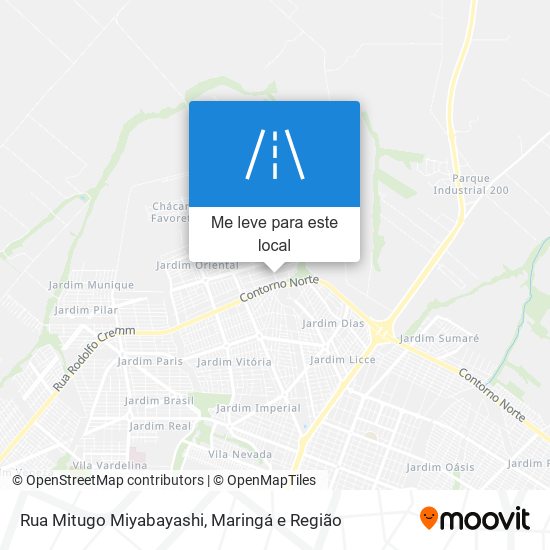 Rua Mitugo Miyabayashi mapa