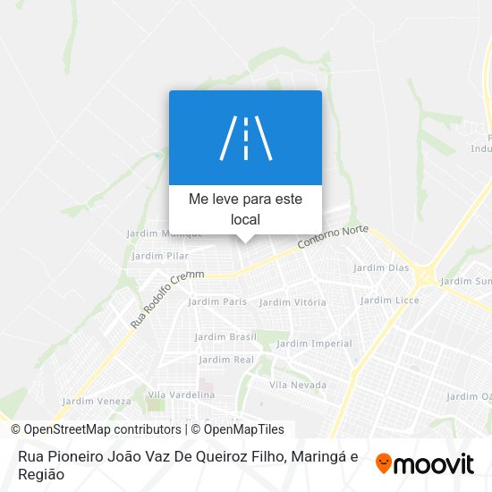 Rua Pioneiro João Vaz De Queiroz Filho mapa