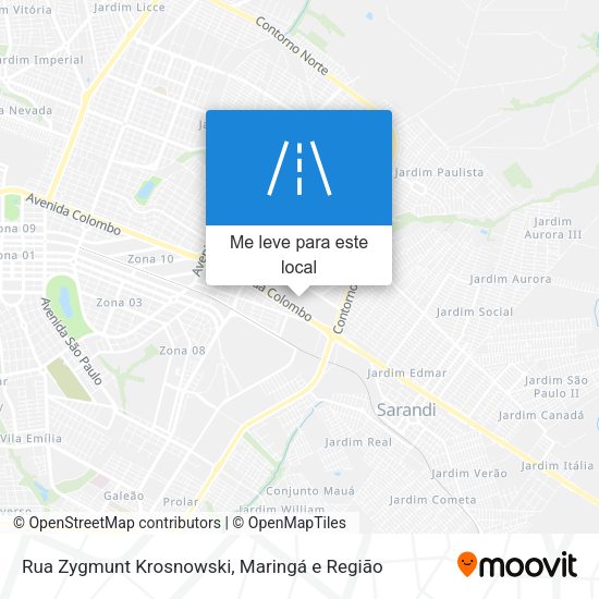 Rua Zygmunt Krosnowski mapa
