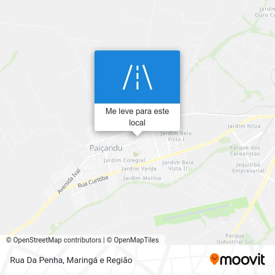 Rua Da Penha mapa