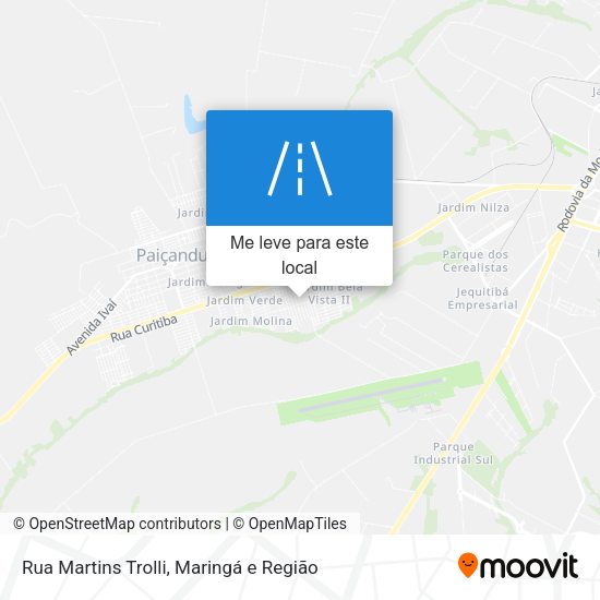 Rua Martins Trolli mapa