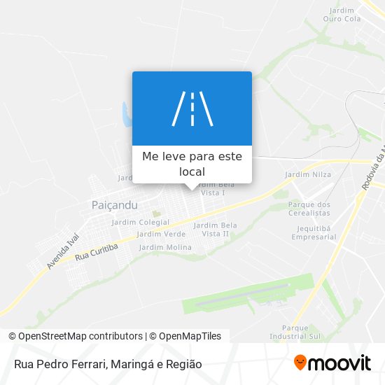 Rua Pedro Ferrari mapa