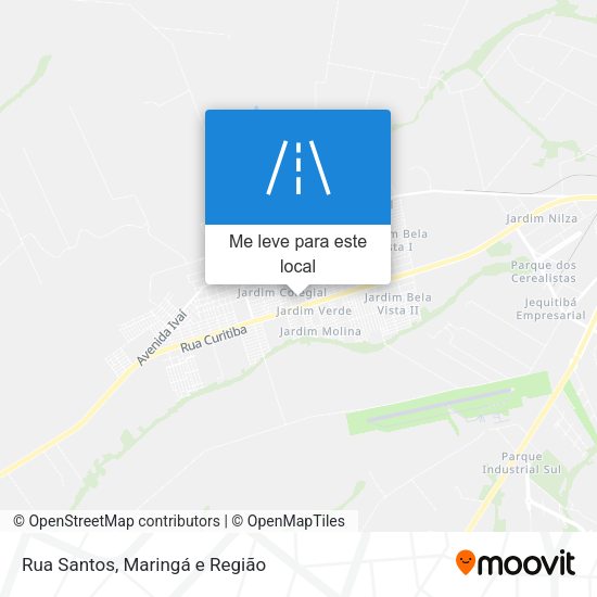Rua Santos mapa