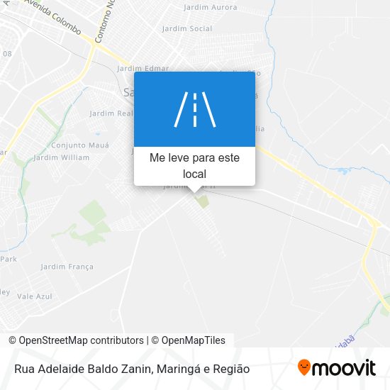 Rua Adelaide Baldo Zanin mapa