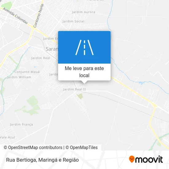 Rua Bertioga mapa