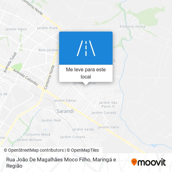 Rua João De Magalhães Moco Filho mapa