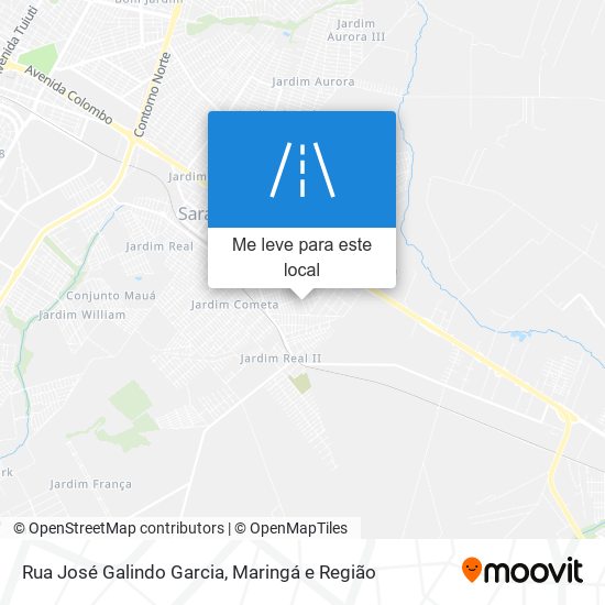 Rua José Galindo Garcia mapa