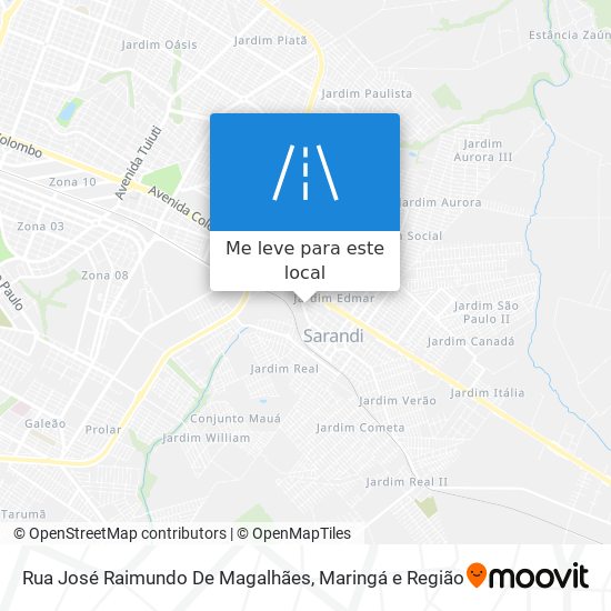 Rua José Raimundo De Magalhães mapa