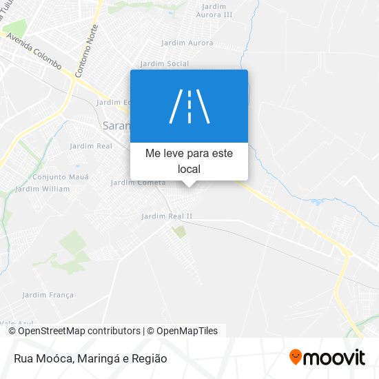 Rua Moóca mapa