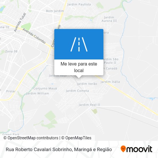 Rua Roberto Cavalari Sobrinho mapa