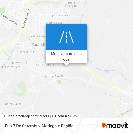 Rua 7 De Setembro mapa