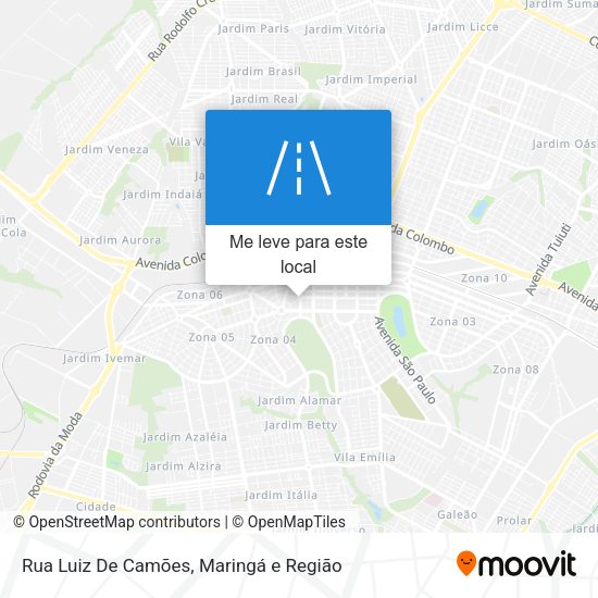 Rua Luiz De Camões mapa