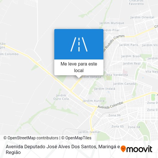 Avenida Deputado José Alves Dos Santos mapa