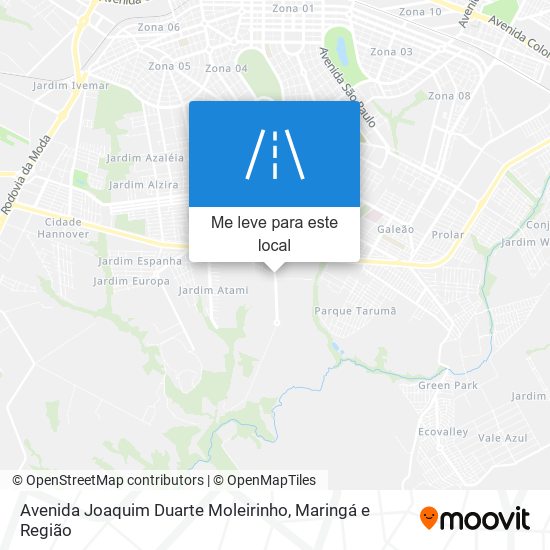 Avenida Joaquim Duarte Moleirinho mapa