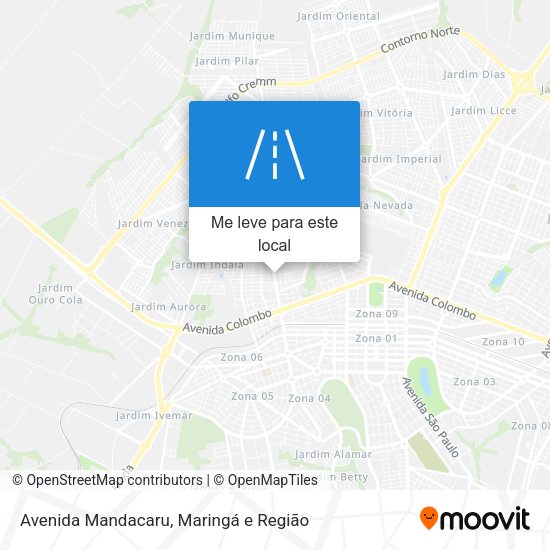 Avenida Mandacaru mapa