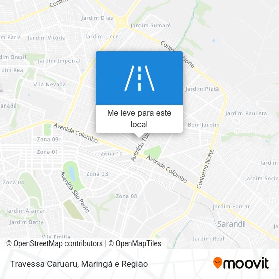 Travessa Caruaru mapa