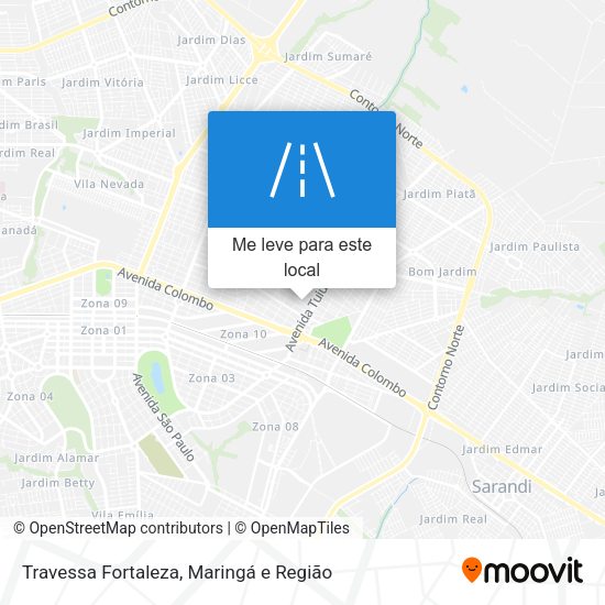 Travessa Fortaleza mapa