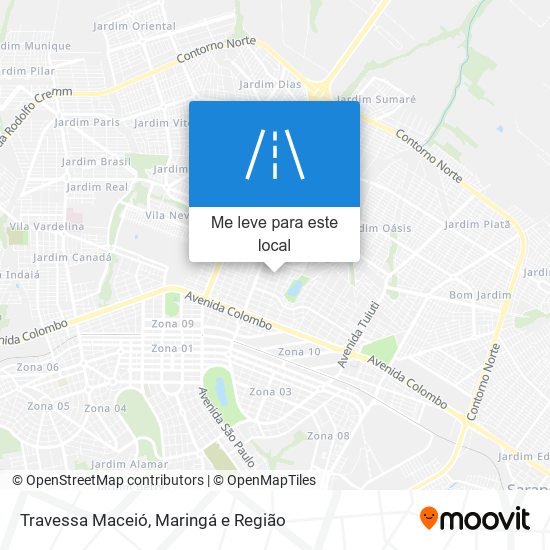 Travessa Maceió mapa