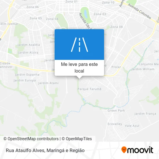 Rua Ataulfo Alves mapa