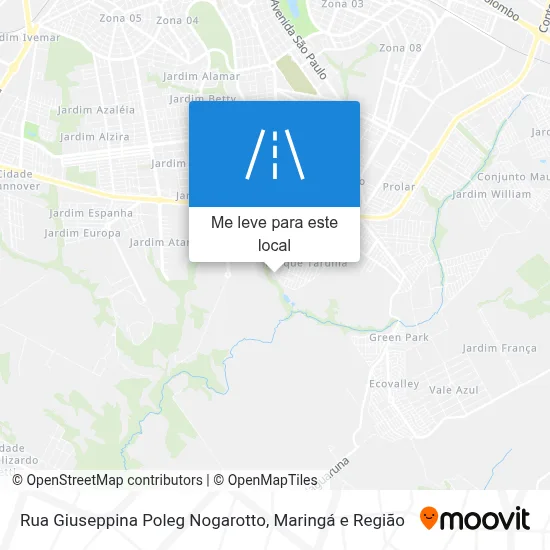 Rua Giuseppina Poleg Nogarotto mapa