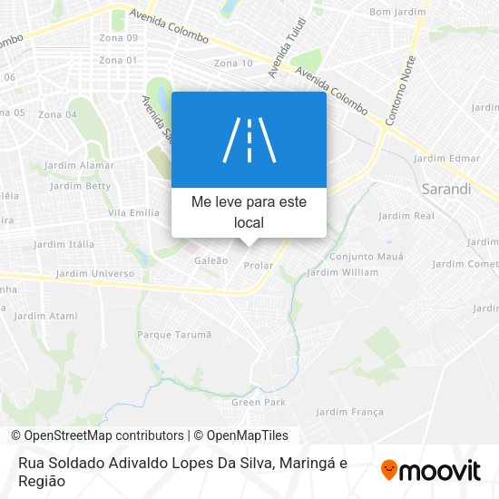 Rua Soldado Adivaldo Lopes Da Silva mapa