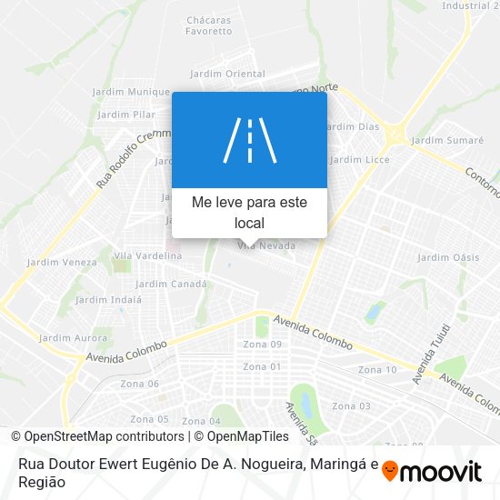Rua Doutor Ewert Eugênio De A. Nogueira mapa